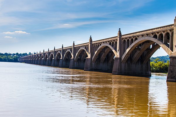 The Columbia/Wrightsville Bridge over the Susquehanna River
